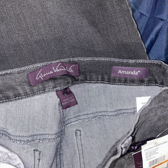 Gloria Vanderbilt Amanda Supreme Stretch Women's Jeans Classic Rise Size 8 Avg - Picture 13 of 13